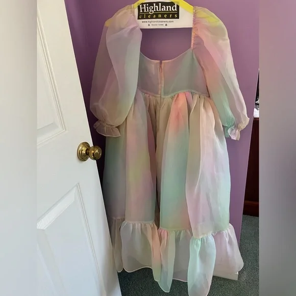Selkie The Rainbow French Puff Dress (Large) - Picture 5 of 10
